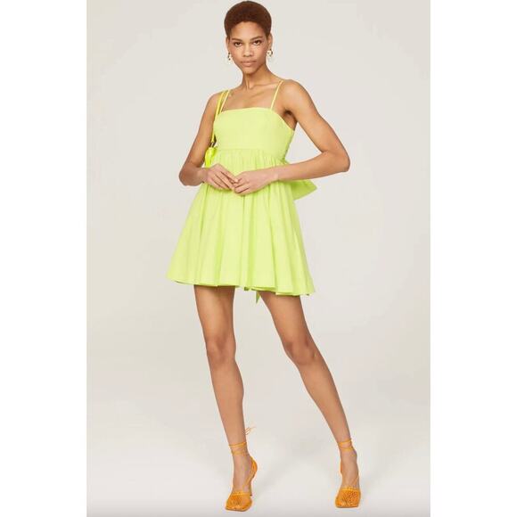 Likely Lime Green Elisia Dress Sz 6 - Picture 1 of 7